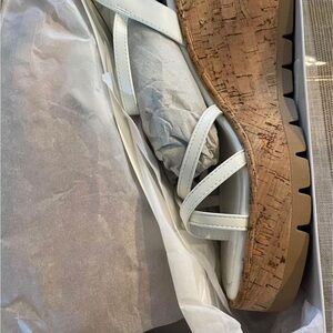 Madden girl new white sandals